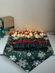 Новогодний набор для декора стола «Домик» - Фото 3