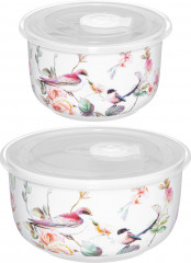 Набор салатников с крышками «Певчие птички» - Фото 4