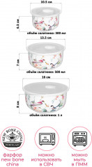 Набор салатников с крышками «Певчие птички» - Фото 1