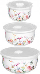 Набор салатников с крышками «Певчие птички» - Фото 7