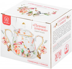 Сахарница с ложкой «Певчие птички» - Фото 6