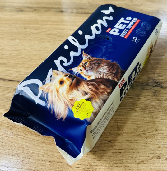 Влажные салфетки для животных