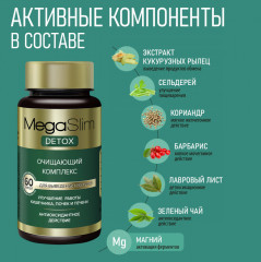 Очищающий комплекс детокс для женщин и мужчин «MegaSlim» - Фото 3