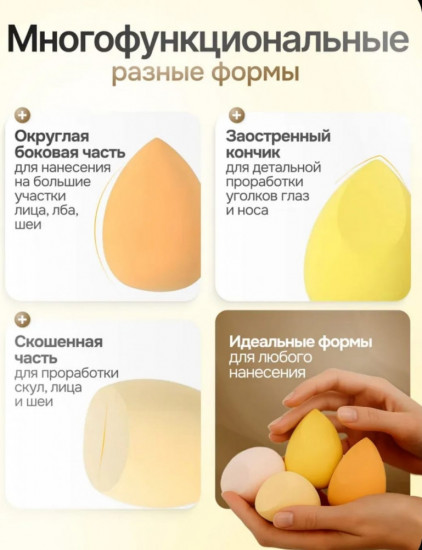 Набор спонжей для макияжа