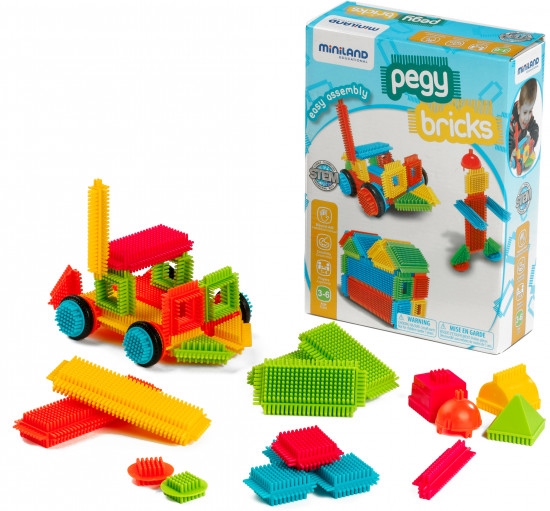 Конструктор игольчатый «Pegy Bricks»