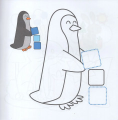 Аппликации для малышей с наклейками. Трактор. 56 наклеек - Фото 1