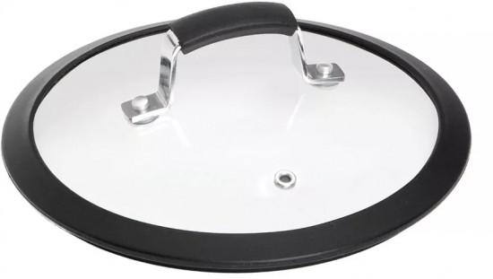 Крышка стеклянная с силиконовым ободом «Lota»