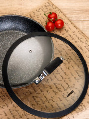 Крышка стеклянная с силиконовым ободом «Lota» - Фото 1