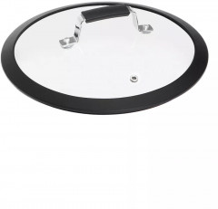 Крышка стеклянная с силиконовым ободом «Lota» - Фото 2