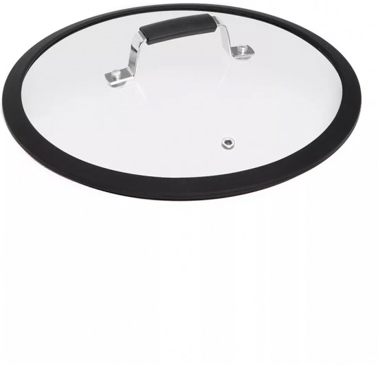 Крышка стеклянная с силиконовым ободом «Lota»