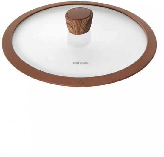 Крышка стеклянная с силиконовым ободом «Greta»