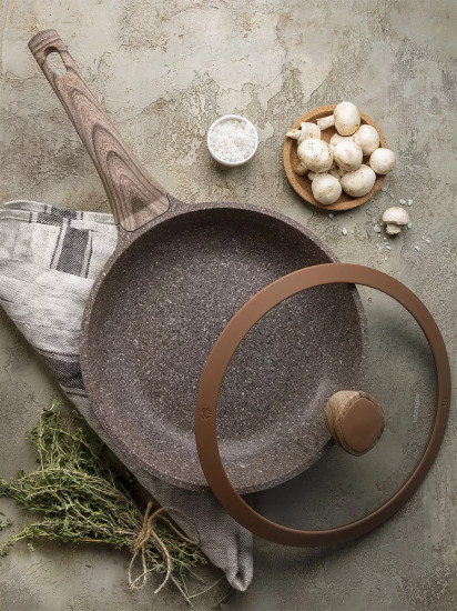 Крышка стеклянная с силиконовым ободом «Greta»