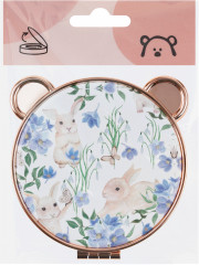 Зеркало карманное «Tender rabbits» - Фото 4