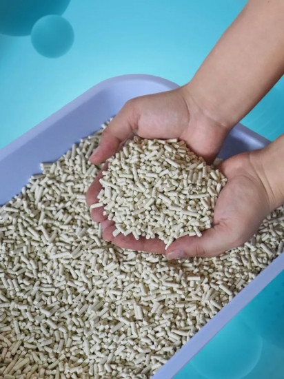 Наполнитель для кошачьего туалета комкующийся «Тофу»