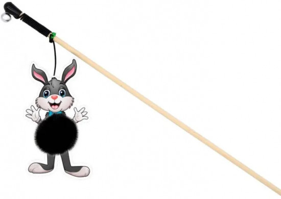 Игрушка-дразнилка для кошек «Заяц»