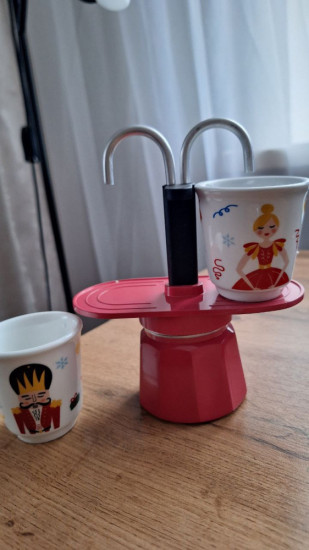 Гейзерная кофеварка двойным носиком «Mini Express»