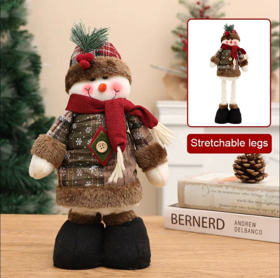 Набор декоративных фигур «Санта Клаус, Лось, Снеговик»