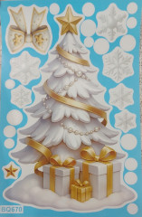 Набор наклеек на окна новогодних - Фото 4