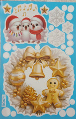 Набор наклеек на окна новогодних - Фото 6