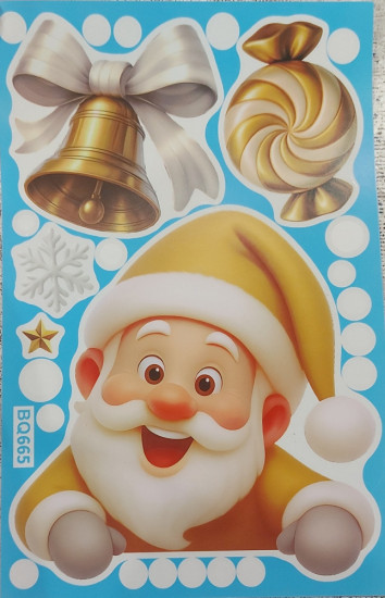 Набор наклеек на окно новогодних «Зимняя сказка»