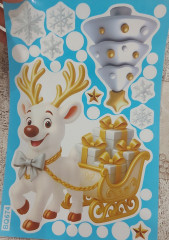 Наклейки на окна новогодние «Зимняя сказка» - Фото 4