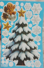 Наклейки на окна новогодние «Зимняя сказка» - Фото 7