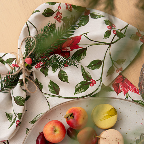 Набор салфеток декоративных «Пуансеттия»