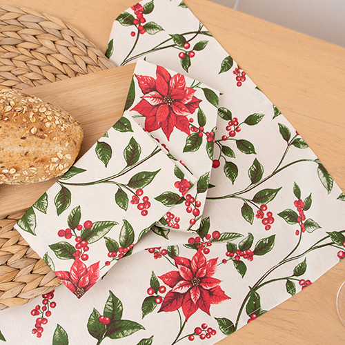 Набор полотенец «Пуансеттия»