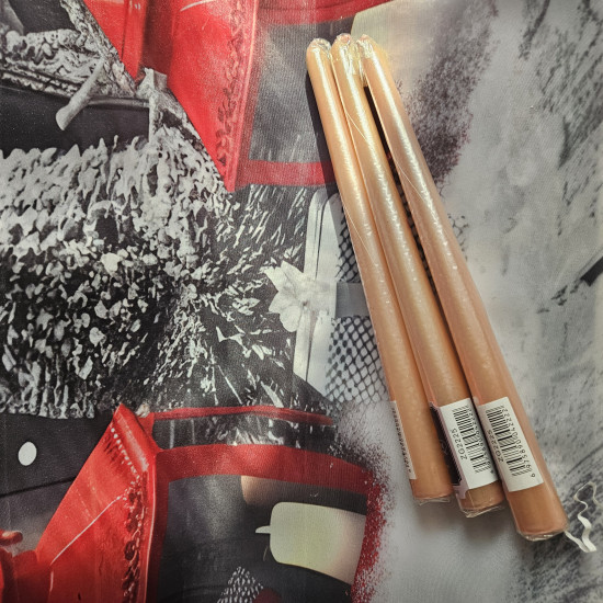 Набор декоративных свечей «Розовый жемчуг»