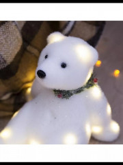 Рождественская фигура «Белый мишка» - Фото 1