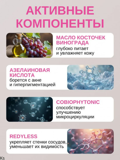 Концентрат для кожи лица с устойчивыми покраснениями «Антикупероз»