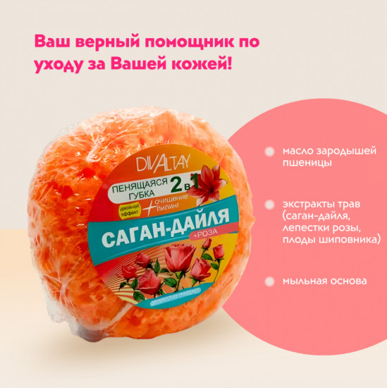 Мини-губка 2 в 1 «Саган-Дайля»