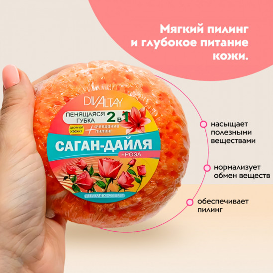 Мини-губка 2 в 1 «Саган-Дайля»