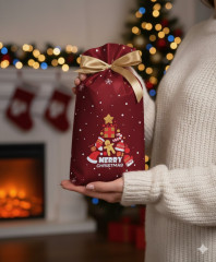 Пакет новогодний для сувениров и подарков - Фото 1