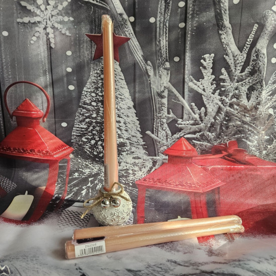 Набор декоративных свечей «Розовый жемчуг»