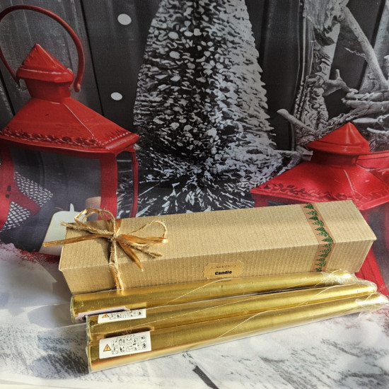 Набор декоративных свечей «Золотой жемчуг»