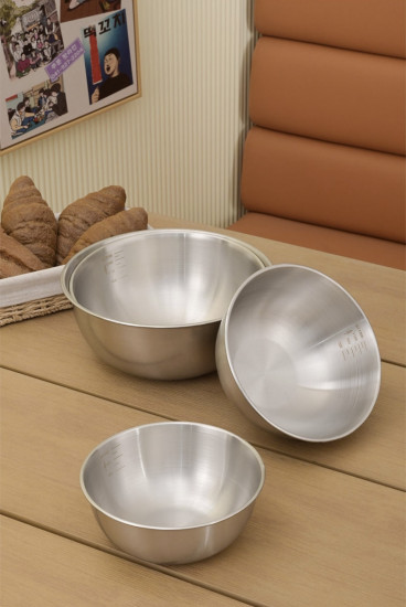 Набор мисок из нержавеющей стали