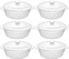 Набор жюльенниц-кокотниц с крышками «Тюльпаны» - Фото 2