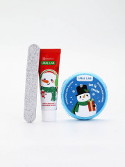 Подарочный набор в новогоднем носке «Снеговик» - Фото 2