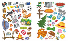 Мы идём в поход. Книжка с многоразовыми наклейками - Фото 3