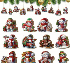 Набор елочных украшений «Снеговички» - Фото 1