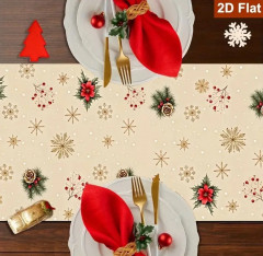 Новогодняя дорожка на стол «Снеговик» - Фото 1