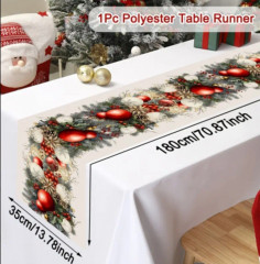 Новогодняя дорожка на стол «Рождество» - Фото 2