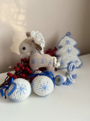 Набор украшений елочных ручной работы - Фото 3