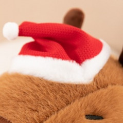 Мягкая игрушка-антистресс «Новогодний капибара оленёнок» - Фото 2