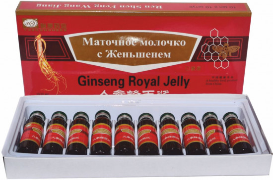Напиток «Маточное молочко с женьшенем»