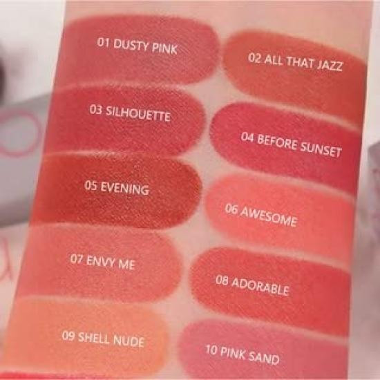 Помада для губ матовая «Zero Matte Lipstick», тон 09 Shell Nude