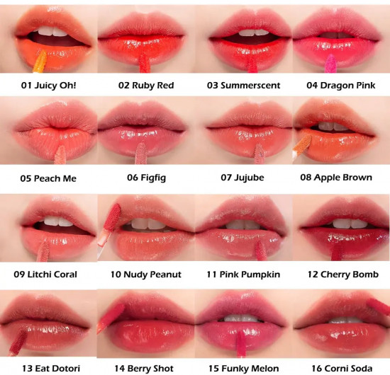 Тинт для губ «Juicy Lasting Tint», тон 08 Apple Brown