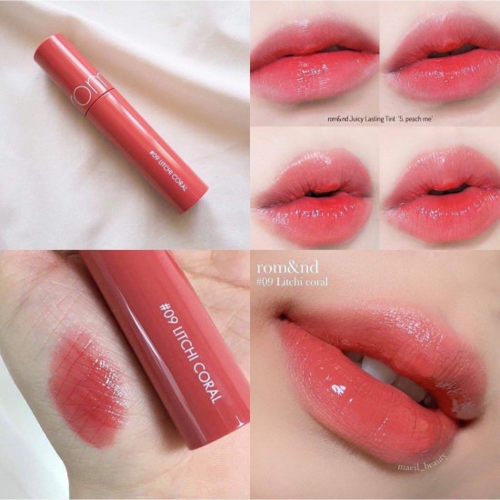Тинт для губ «Juicy Lasting Tint», тон 09 Litchi Coral