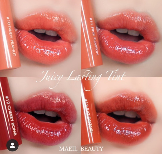 Тинт для губ «Juicy Lasting Tint», тон 10 Nudy Peanut